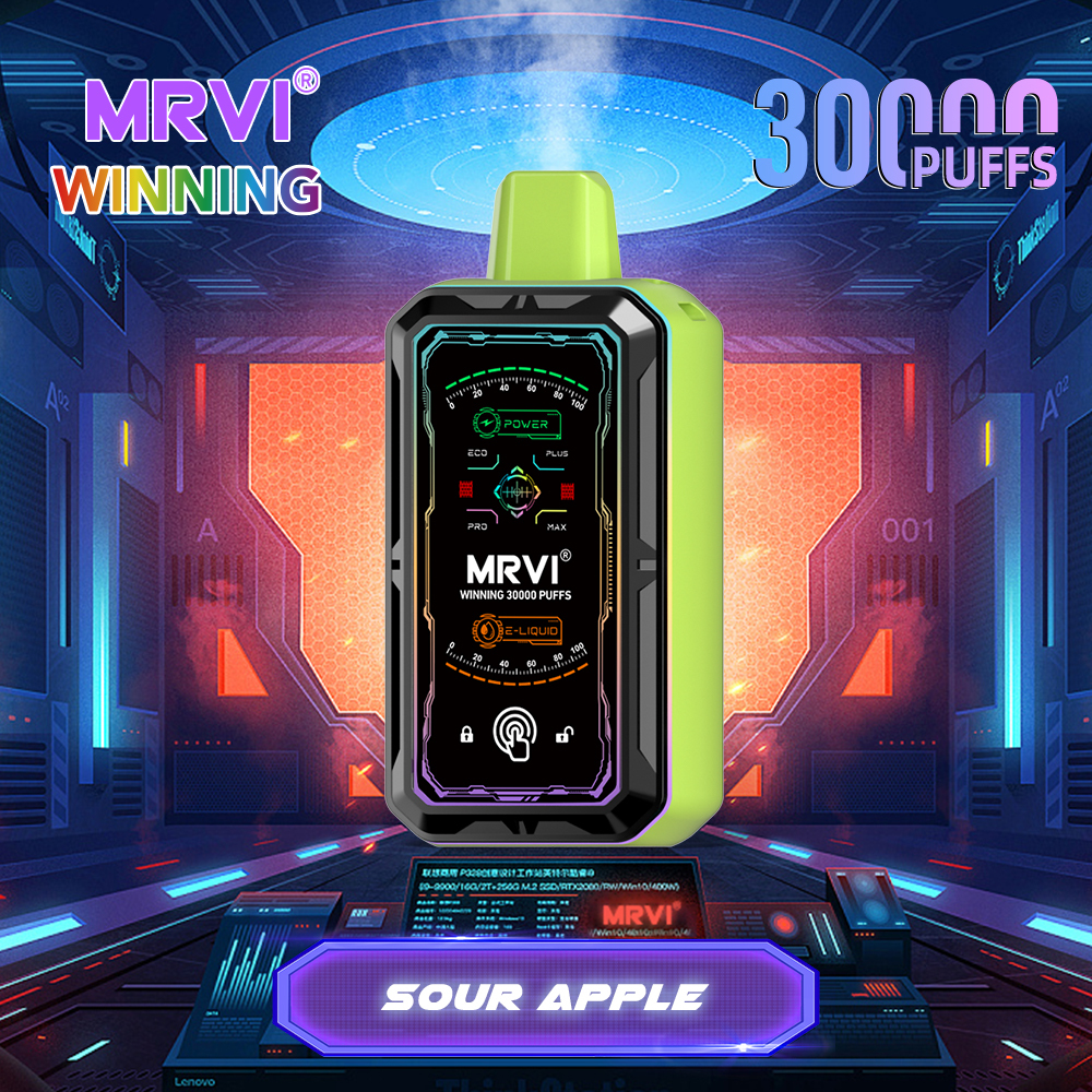 EU Best Selling Mrvi Winning 30000 Puffs Wholesale E Cigarette 4 Heating mode Childproof vape