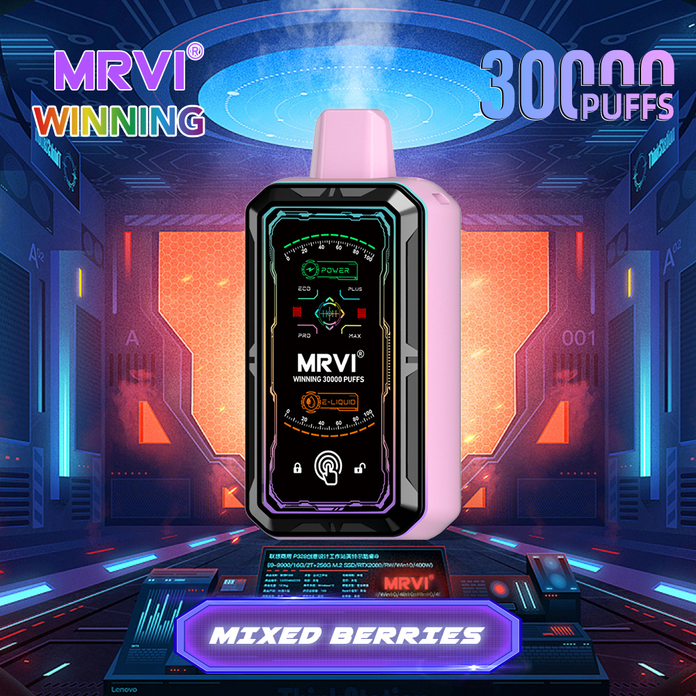 EU Best Selling Mrvi Winning 30000 Puffs Wholesale E Cigarette 4 Heating mode Childproof vape