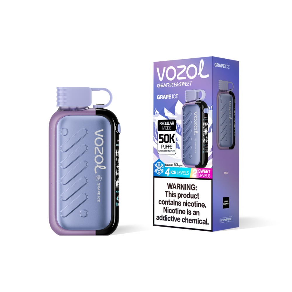 VOZOL Gear Ice & Sweet 50K Disposable Vape 50MG EU Warehouse Best Selling