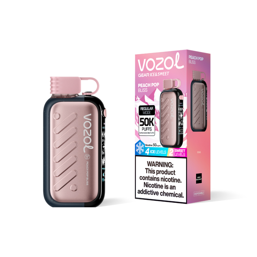 VOZOL Gear Ice & Sweet 50K Disposable Vape 50MG EU Warehouse Best Selling