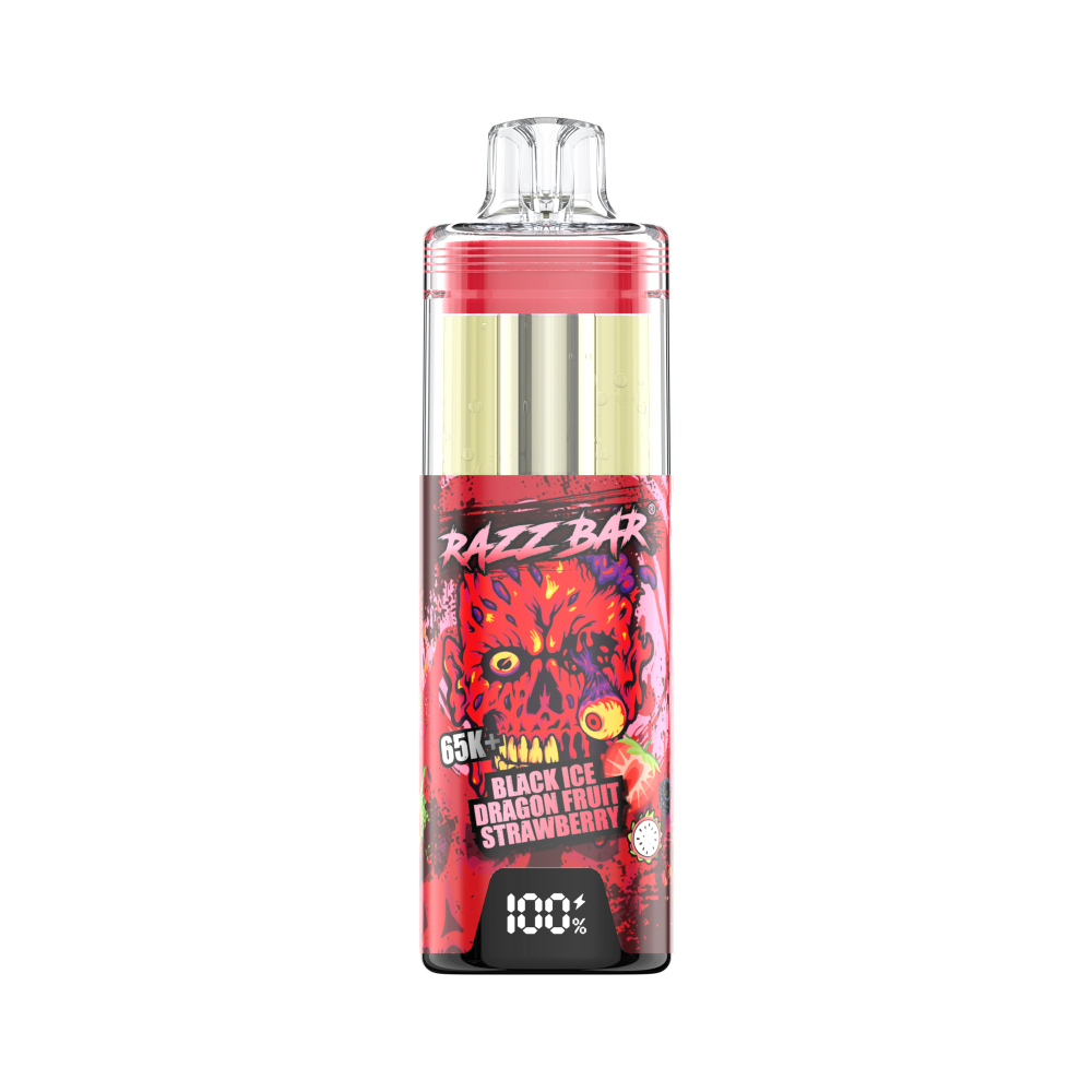 Razz Bar 65K+ Puffs Visible E-liquid Rechargeable Vape EU Warehouse Shipping
