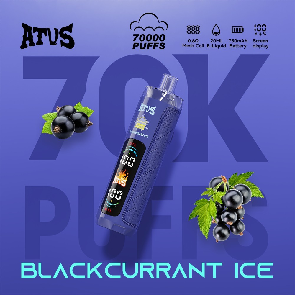 ATVS 70K 70000 Puffs Original DTL Disposable Vape Pen E Shisha Hookah Flavor Original Factory