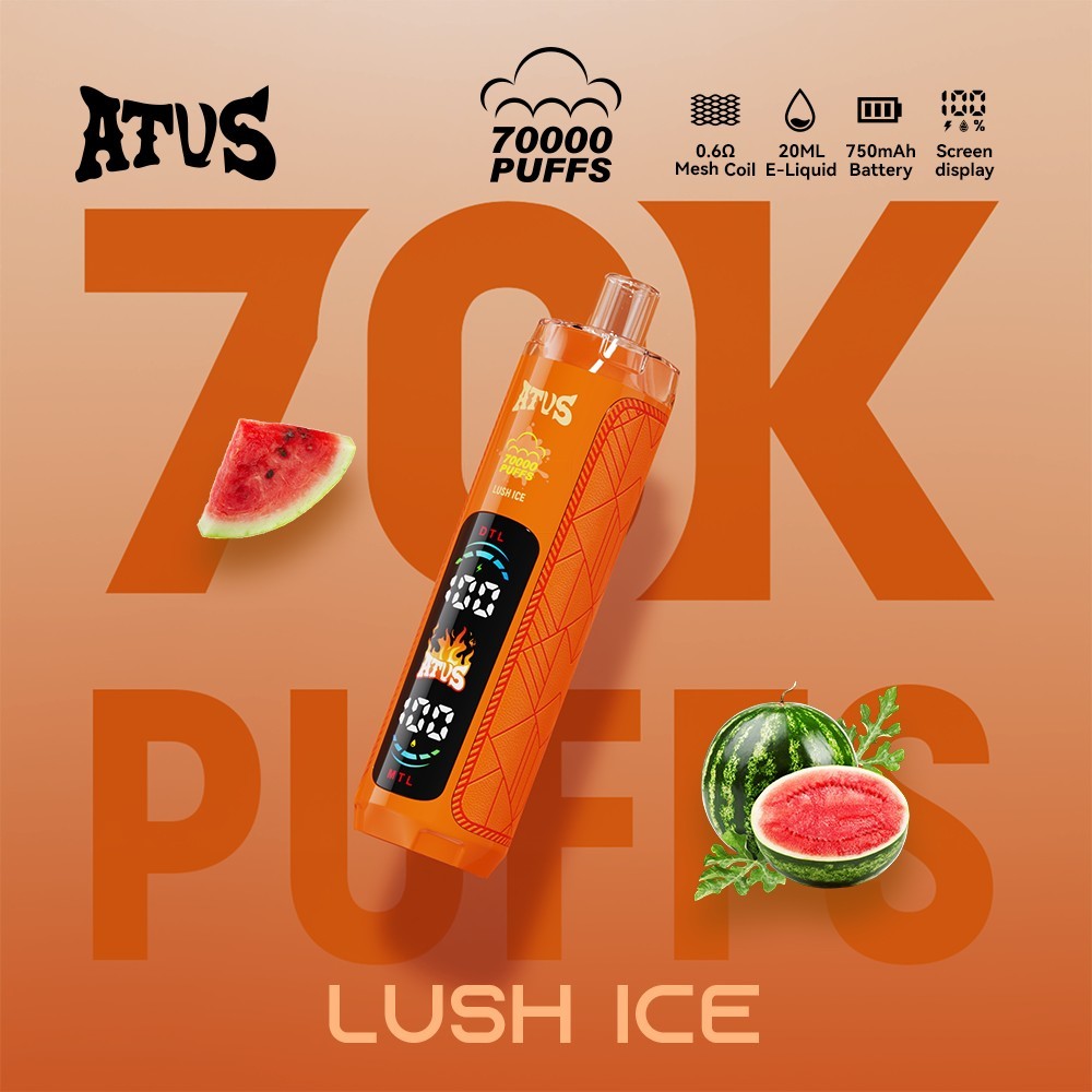 ATVS 70K 70000 Puffs Original DTL Disposable Vape Pen E Shisha Hookah Flavor Original Factory