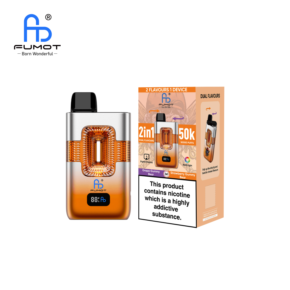Fumot ECO 2in1 Vape 50k Puffs Refilable Pod system 50000 Puffs Disposable Vape/Factory Directly Selling