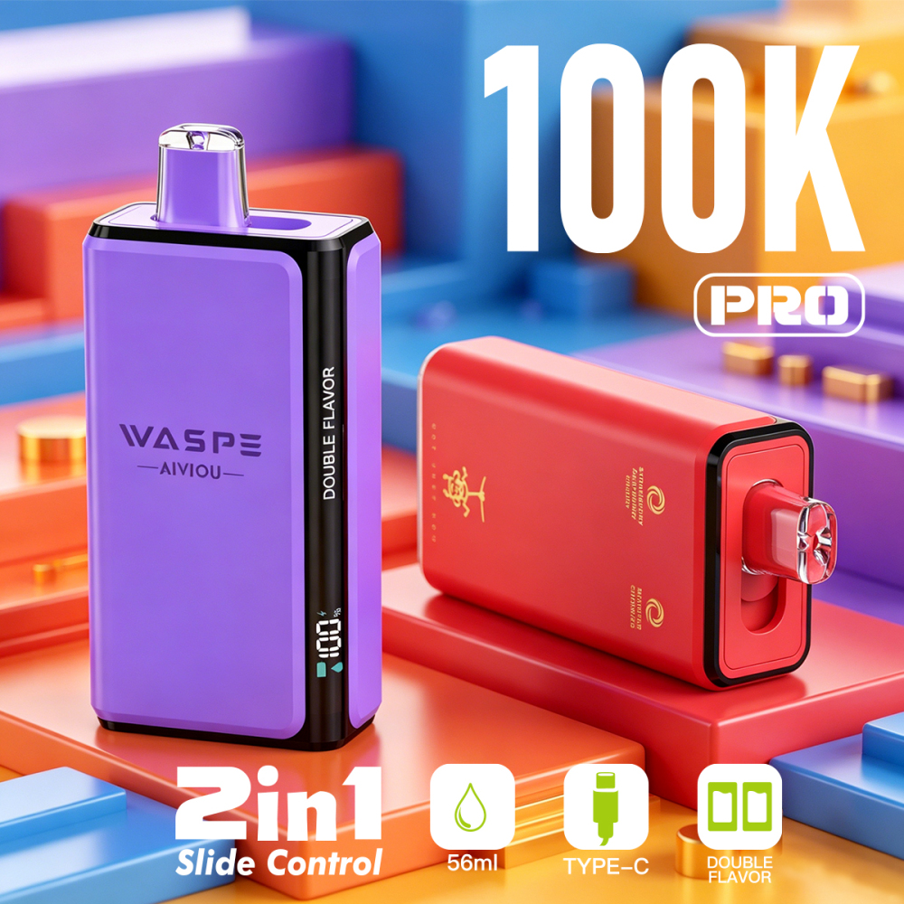 Waspe Vape Puff 100k 2in1 Vape Wholesale Vapes EU Warehouse 100000 puffs 56ml Bulk Sell