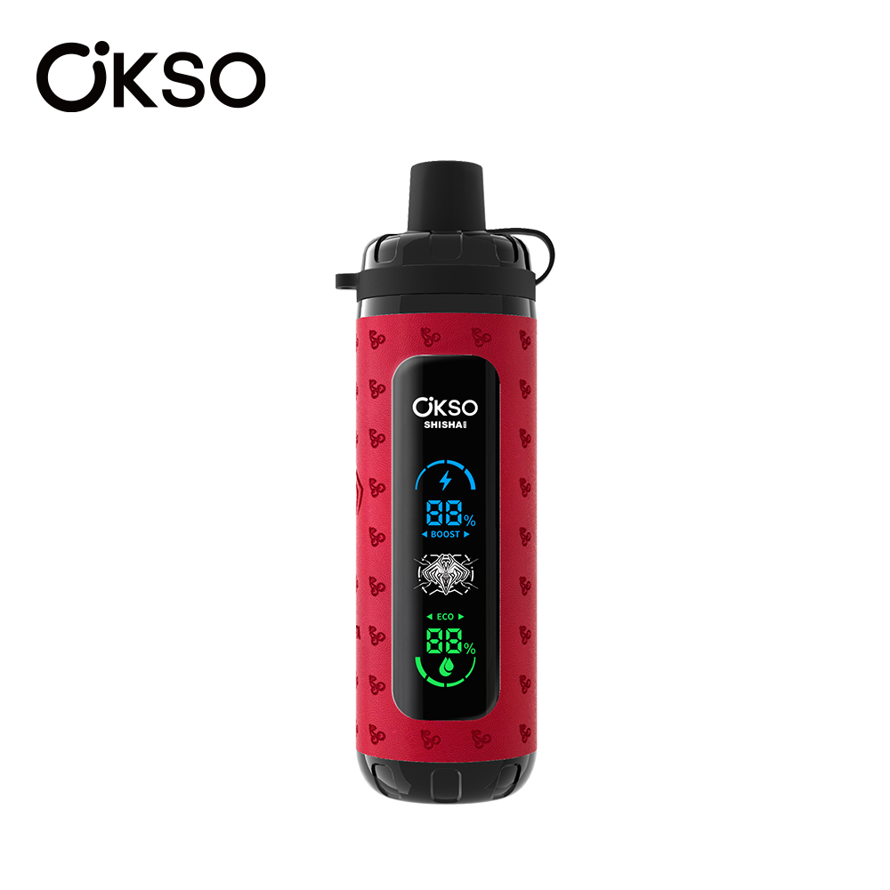 Okso ShiSha Max 40K Disposable Vape – 40,000 Puffs Airflow Adjustable Shisha Vape, Rechargeable & EU Warehouse Fast Shipping