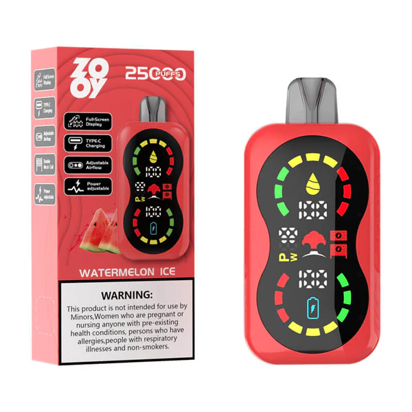 ZOOY BLAZE 25000 Puffs Disposable Vape Pen – Smart Screen, Adjustable Airflow, High Puff E-Cigarette EU Stock Fast Delivery 3-7 Days Wholesale