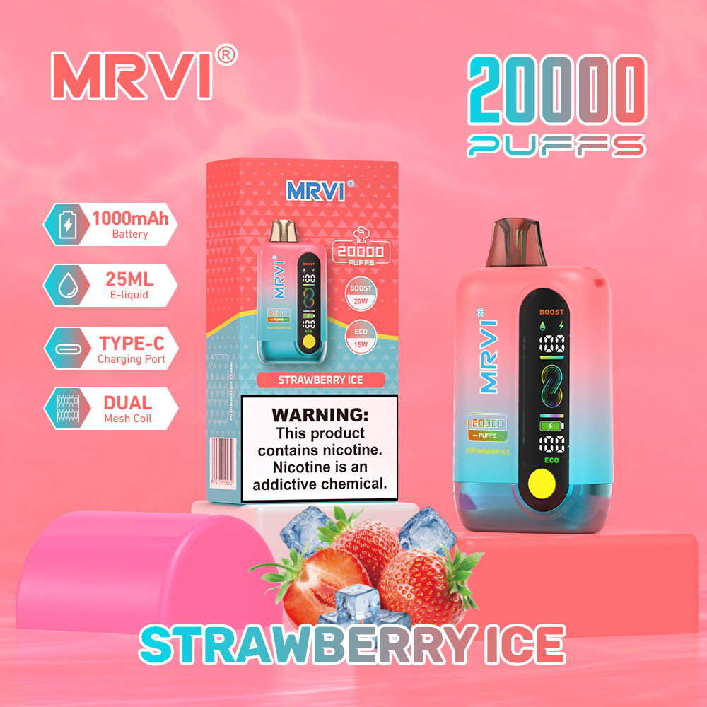 MRVI 20K Puffs Disposable Vape – MTL/DTL Adjustable Vape EU Warehouse Fast Shipping Wholesale