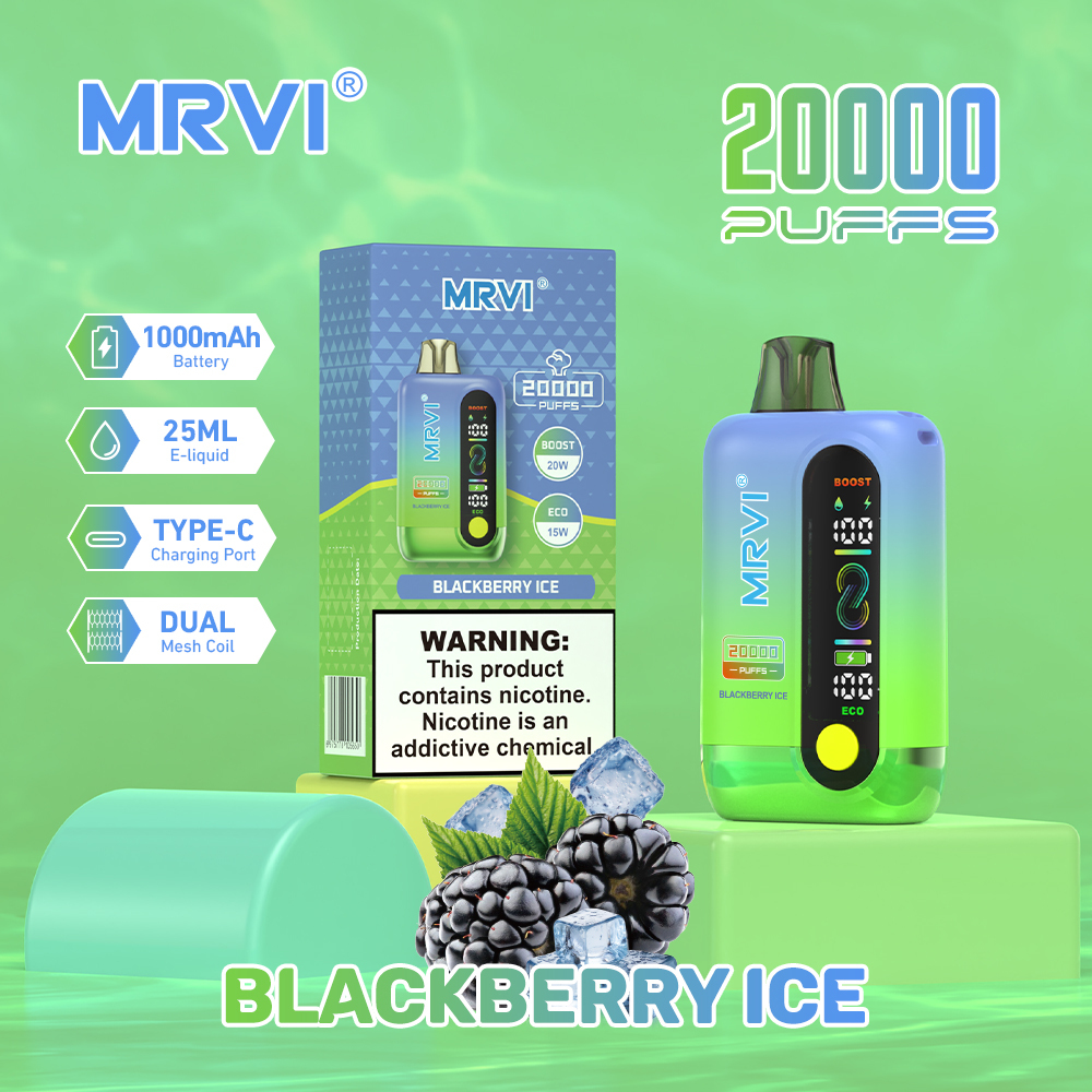 MRVI 20K Puffs Disposable Vape – MTL/DTL Adjustable Vape EU Warehouse Fast Shipping Wholesale