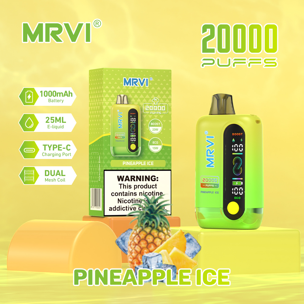 MRVI 20K Puffs Disposable Vape – MTL/DTL Adjustable Vape EU Warehouse Fast Shipping Wholesale