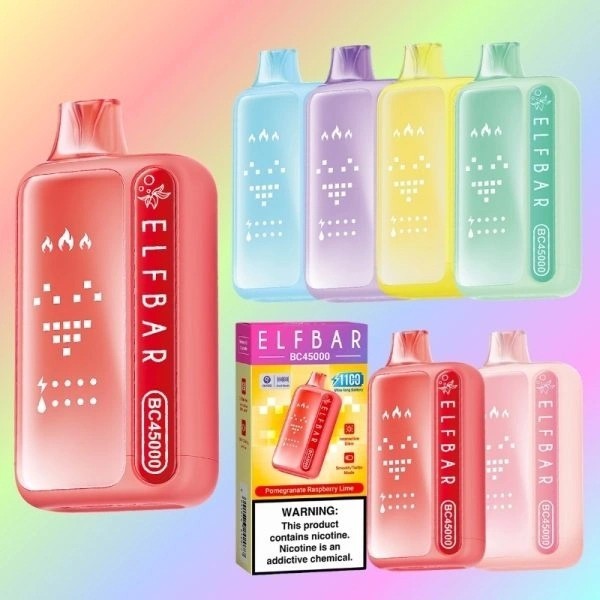 Elf Bar BC45000 45000 Puffs Vape – Bold Flavors LED Glow High Puff Vape