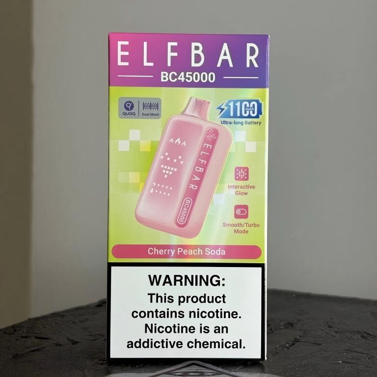 Elf Bar BC45000 45000 Puffs Vape – Bold Flavors LED Glow High Puff Vape
