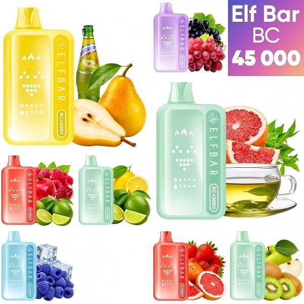 Elf Bar BC45000 45000 Puffs Vape – Bold Flavors LED Glow High Puff Vape