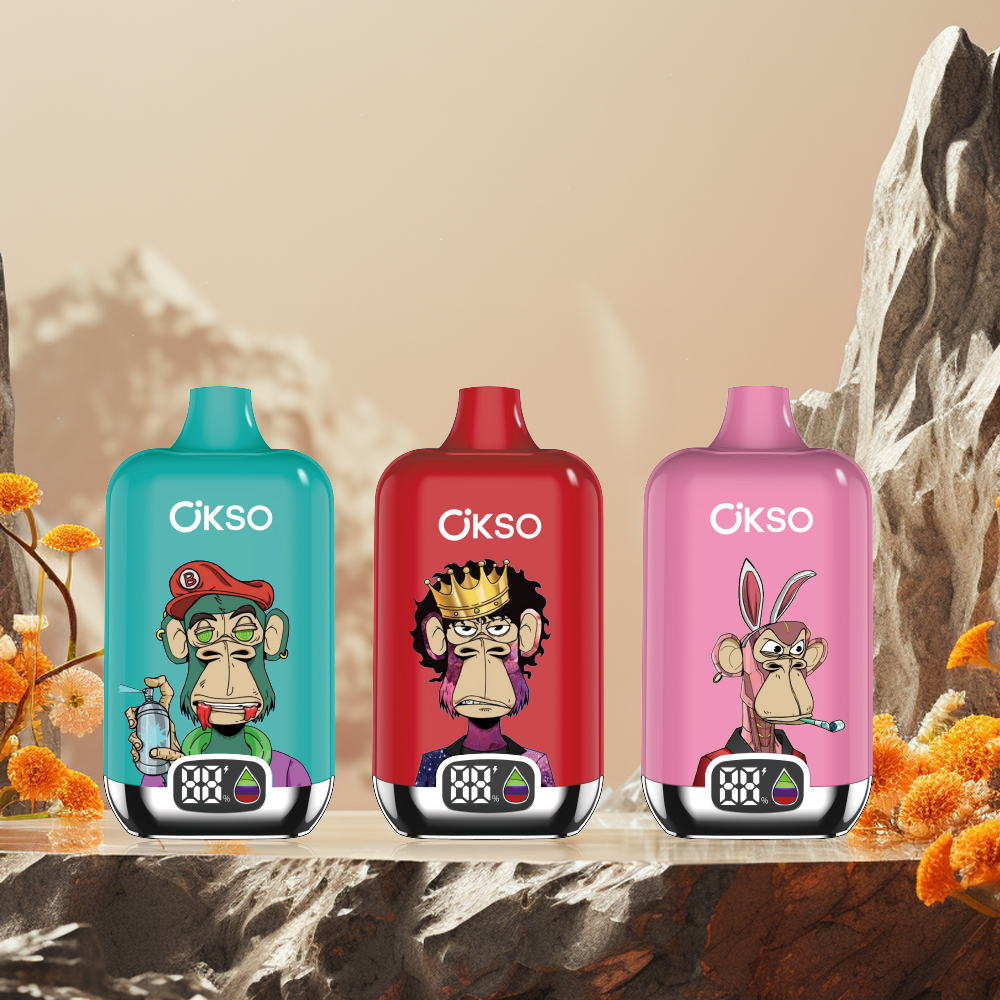OKSO Digital Box 12K Disposable Vape – LED Screen 28 Flavors High Puff Vape Device