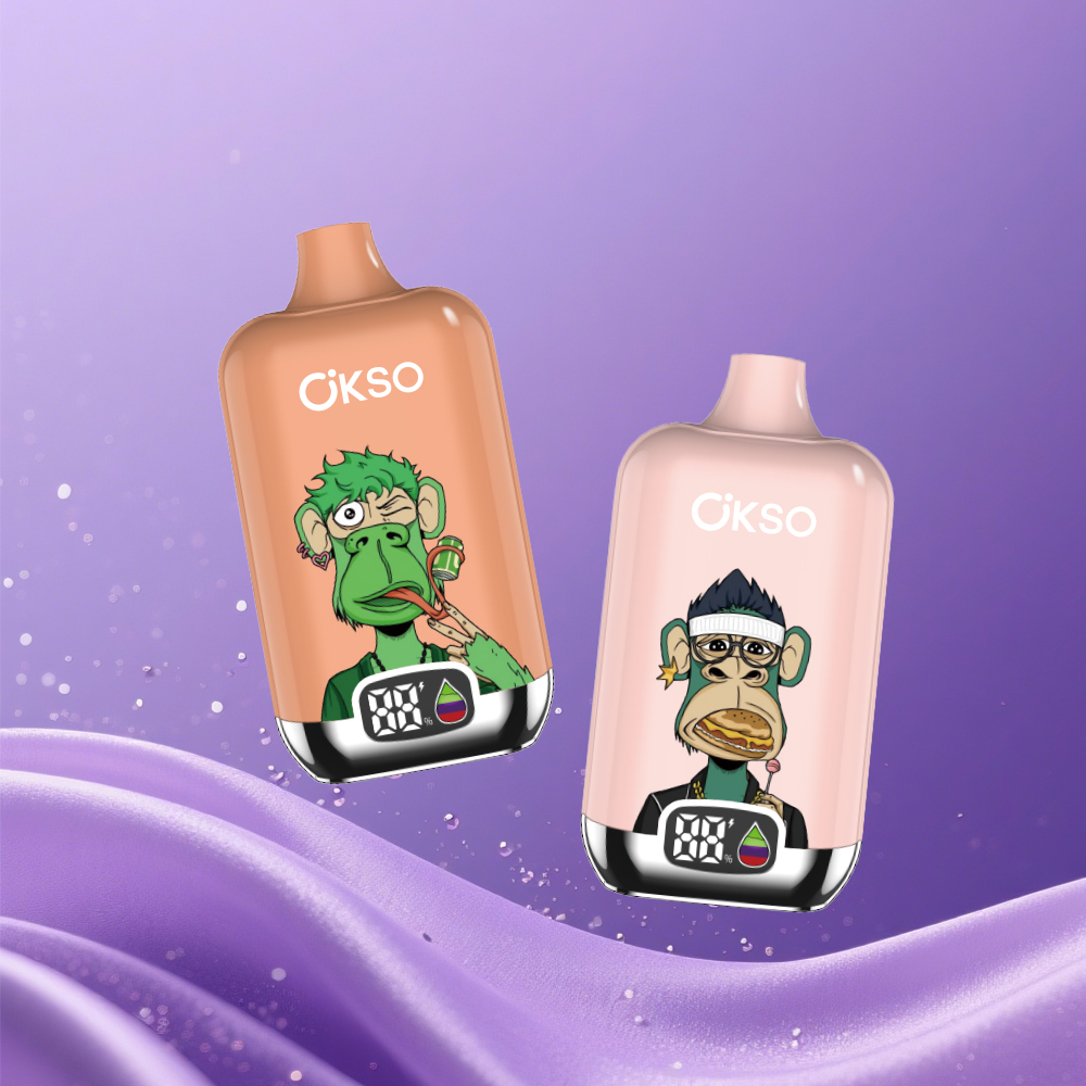OKSO Digital Box 12K Disposable Vape – LED Screen 28 Flavors High Puff Vape Device