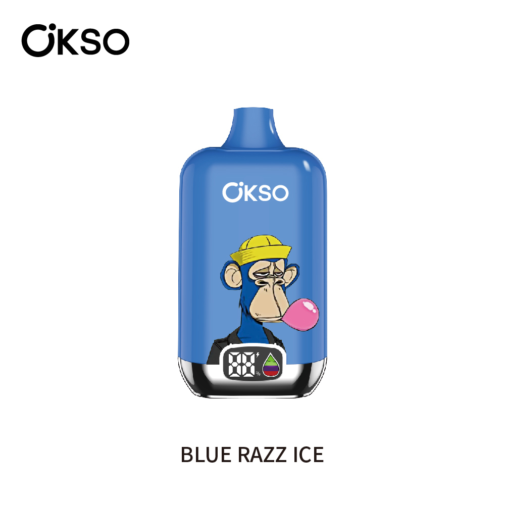 OKSO Digital Box 12K Disposable Vape – LED Screen 28 Flavors High Puff Vape Device