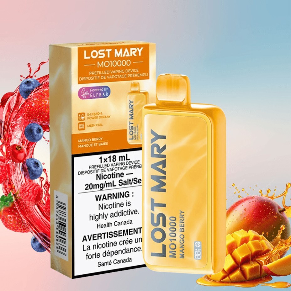 LOST MARY 50K Disposable Vape – 50000 Puffs Triple Mesh Smart Screen 3-Level Mode Rechargeable EU Warehouse Vape Device
