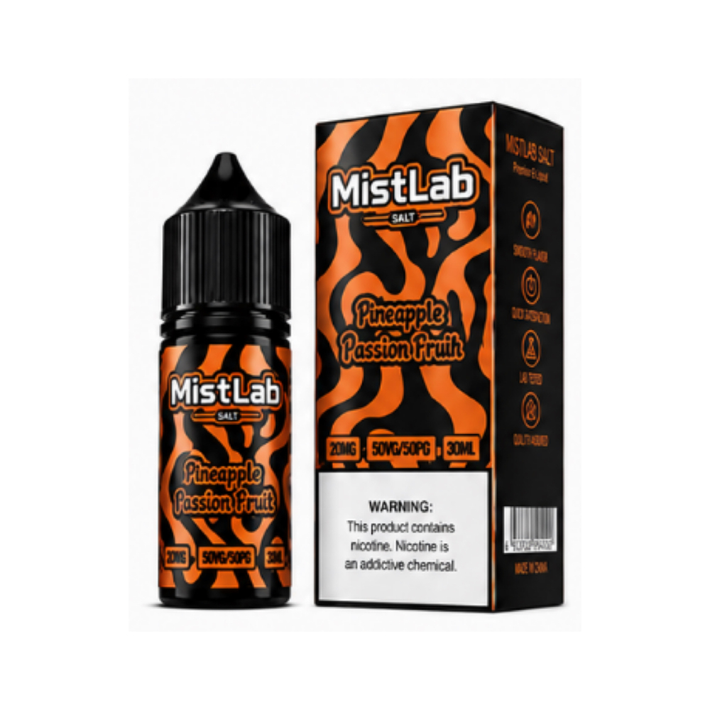 EU warehouse fast shipping MistLab e-liquid 30ml nicotine salt 0% 2% 3% 5% 20 fresh fruit flavors disposable e-cigarette