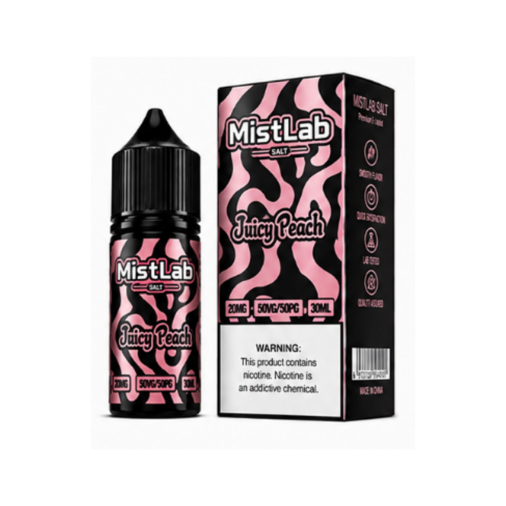 MistLab Premium 30ml Nic Salt Vape Juice 20mg – Smooth Rich Flavor, Long-Lasting Satisfaction & Fast Shipping for Adult Vapers