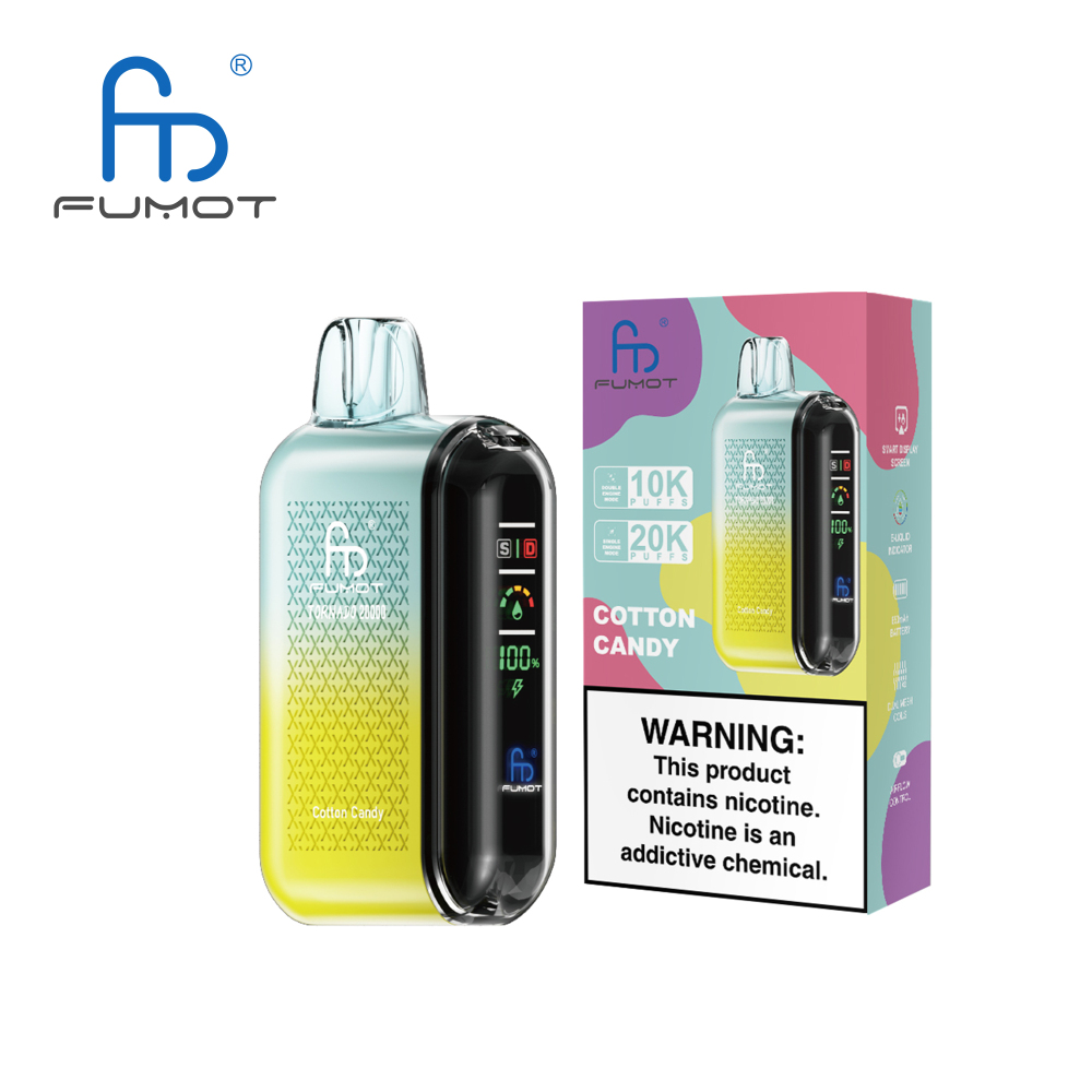 Fumot RandM Tornado 20000 Puffs Vape – Dual Mesh Coil, 850mAh Battery & Smart Display