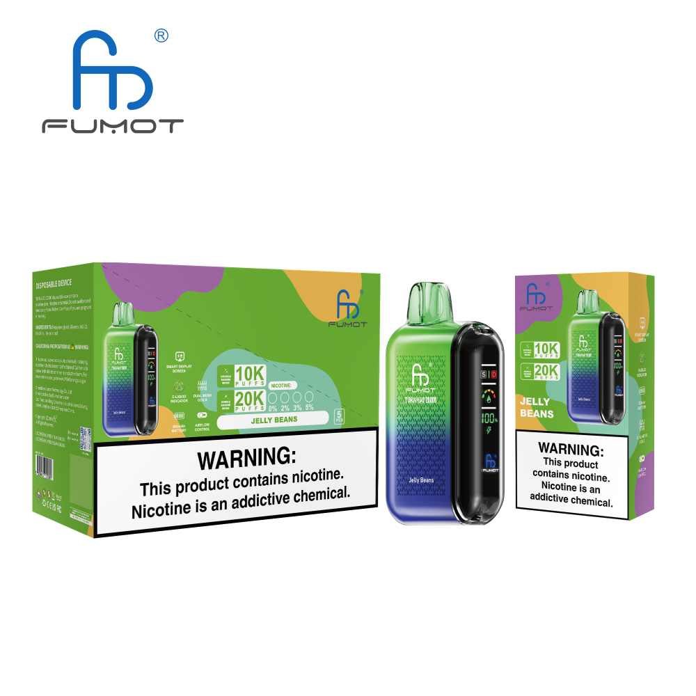 Fumot RandM Tornado 20000 Puffs Vape – Dual Mesh Coil, 850mAh Battery & Smart Display