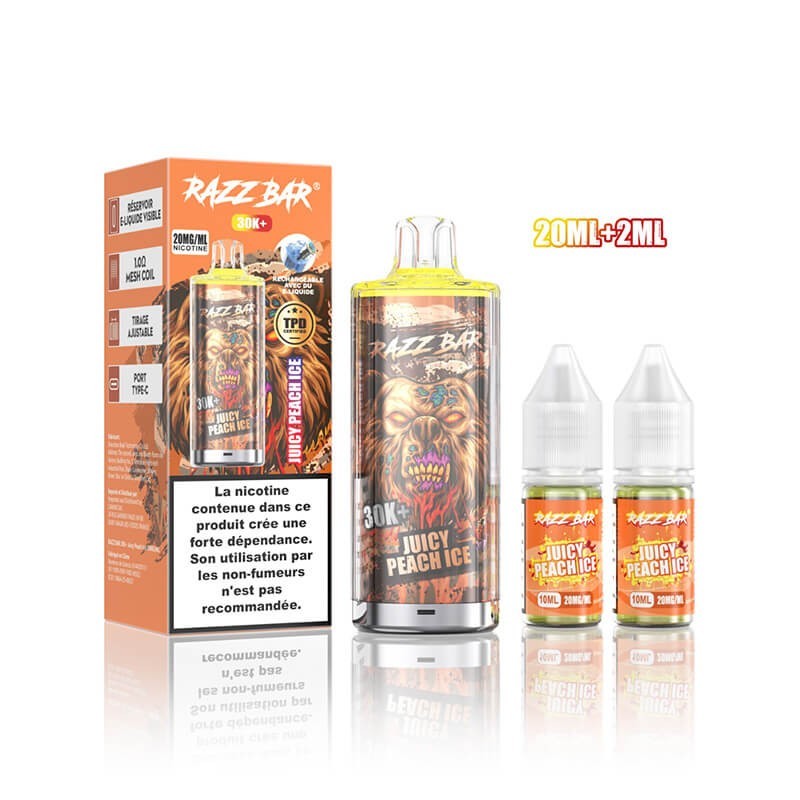 RAZZ Bar 30K+ Vape Device – Eco-Friendly Refillable Pod Vape with Long-Lasting Use, Salt Nicotine & Premium Flavors