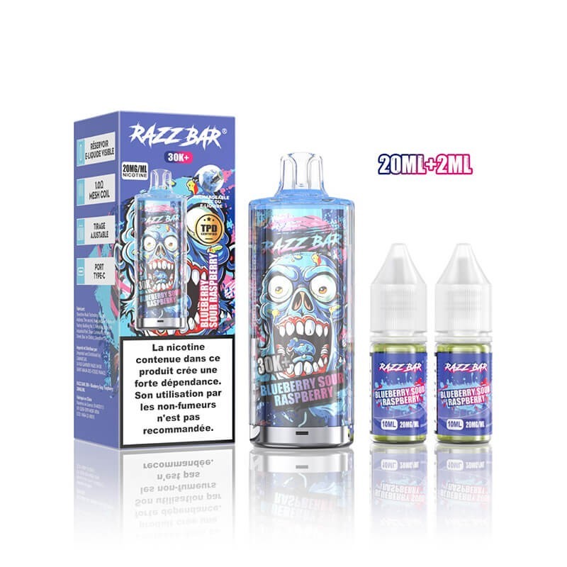 RAZZ Bar 30K+ Vape Device – Eco-Friendly Refillable Pod Vape with Long-Lasting Use, Salt Nicotine & Premium Flavors