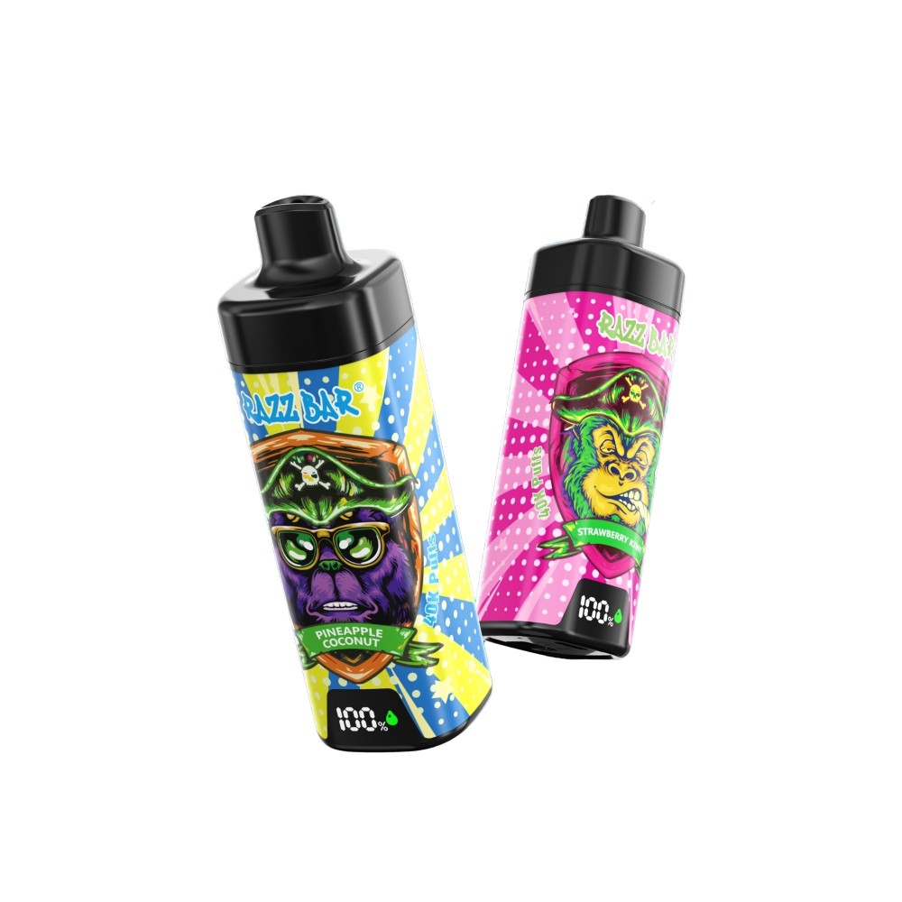 Razz Bar 40K Disposable Vape | 40000 Puff Vape with Smart Display, 650mAh Rechargeable Battery & Premium Flavor Technology