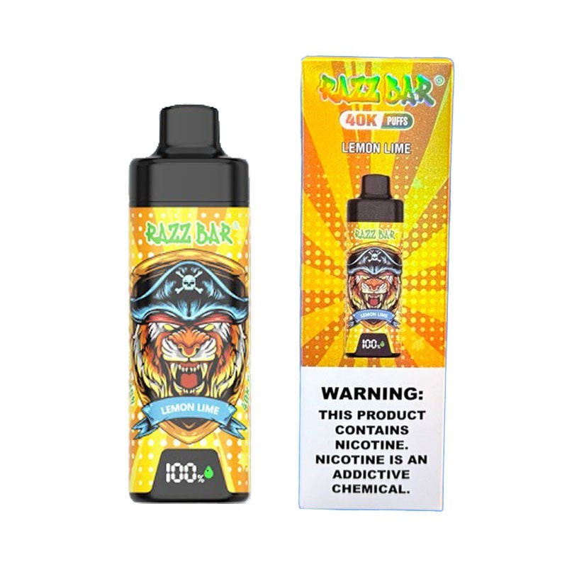 Razz Bar 40K Disposable Vape | 40000 Puff Vape with Smart Display, 650mAh Rechargeable Battery & Premium Flavor Technology