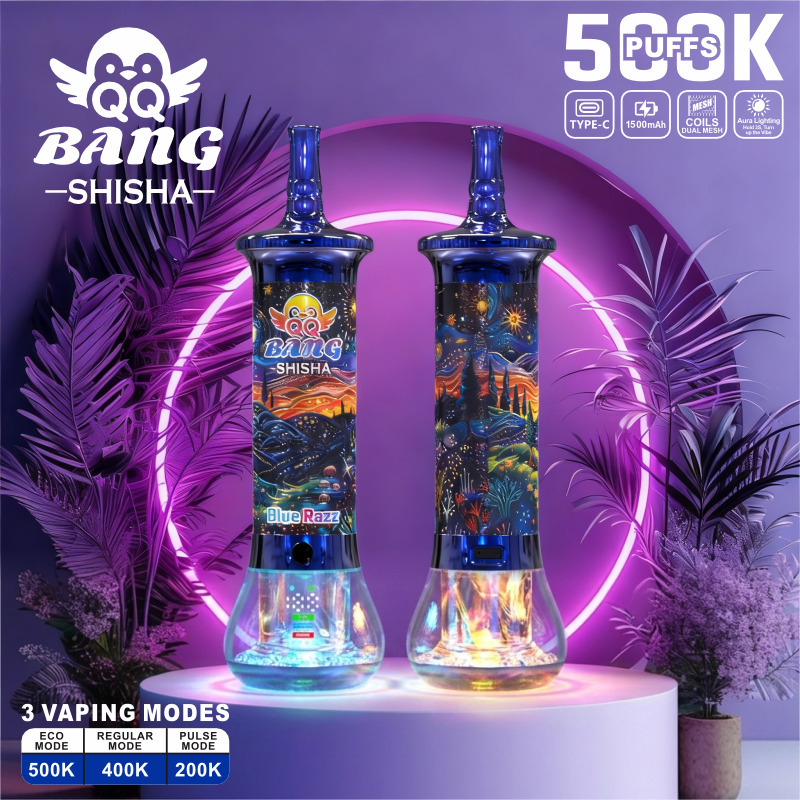 QQ BANG SHISHA 500K Disposable Vape Wholesale | Big Puff Vape with 1500mAh Battery |Cheap Price