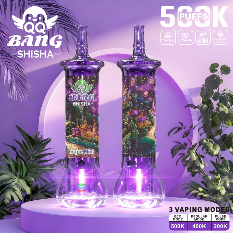 QQ BANG SHISHA 500K Disposable Vape Wholesale | Big Puff Vape with 1500mAh Battery |Cheap Price