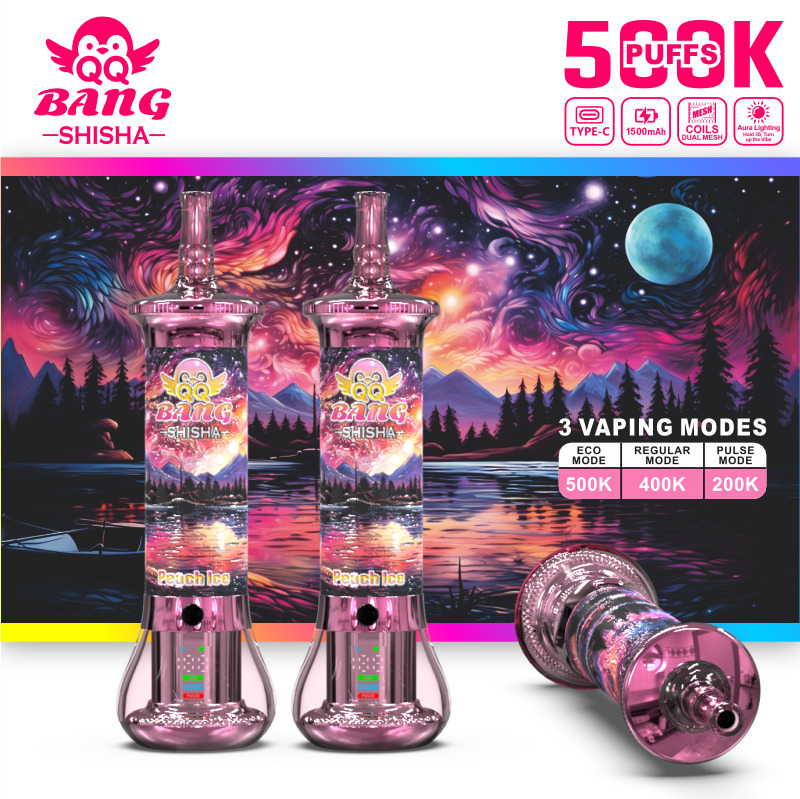 QQ BANG SHISHA 500K Disposable Vape Wholesale | Big Puff Vape with 1500mAh Battery |Cheap Price