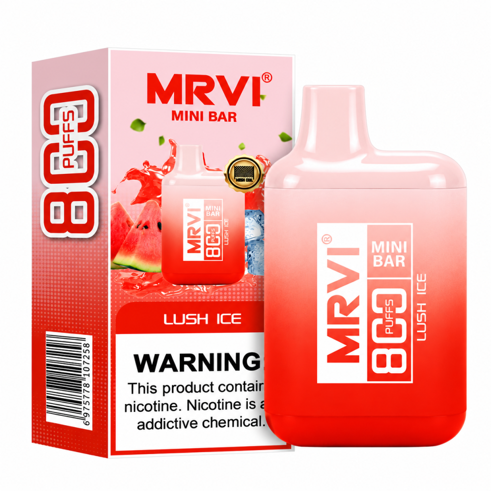 MRVI MINI BAR 800 Puffs Vape Wholesale | 10 Flavors | Type-C Rechargeable | EU Warehouse