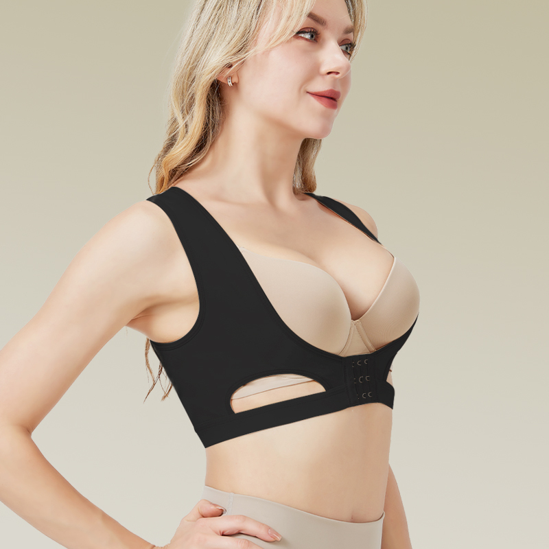 Upper Arm Shaper Post Surgical Slimmer Compression Sleeves Posture Corrector Tops Shapewear for Women