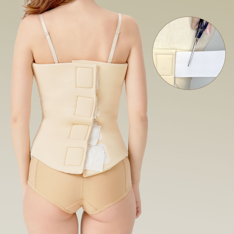 Women BBL Supplies Pushing up Breast Waist Trimmer 360 Ab Board for Tummy Tuck Recovery Wrap Around Foam Board