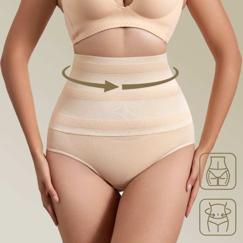Abdominal Pants Women's High Waist Hip-lifting Panties Postpartum Strong Shaping Seamless Shaperwear Body Tummy Control