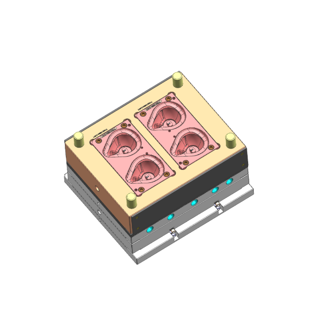 Silicone respiratory mask injection mold