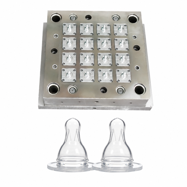 Custom Liquid Silicone Injection Molds for Bottle Nipples