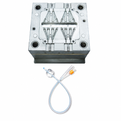 Medical silicone urinary catheter mold