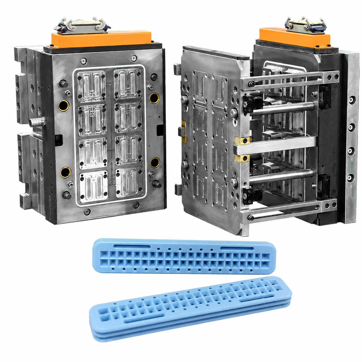 LSR Multi-Port Wire Seal Injection Mold for Automotive Connector Systems