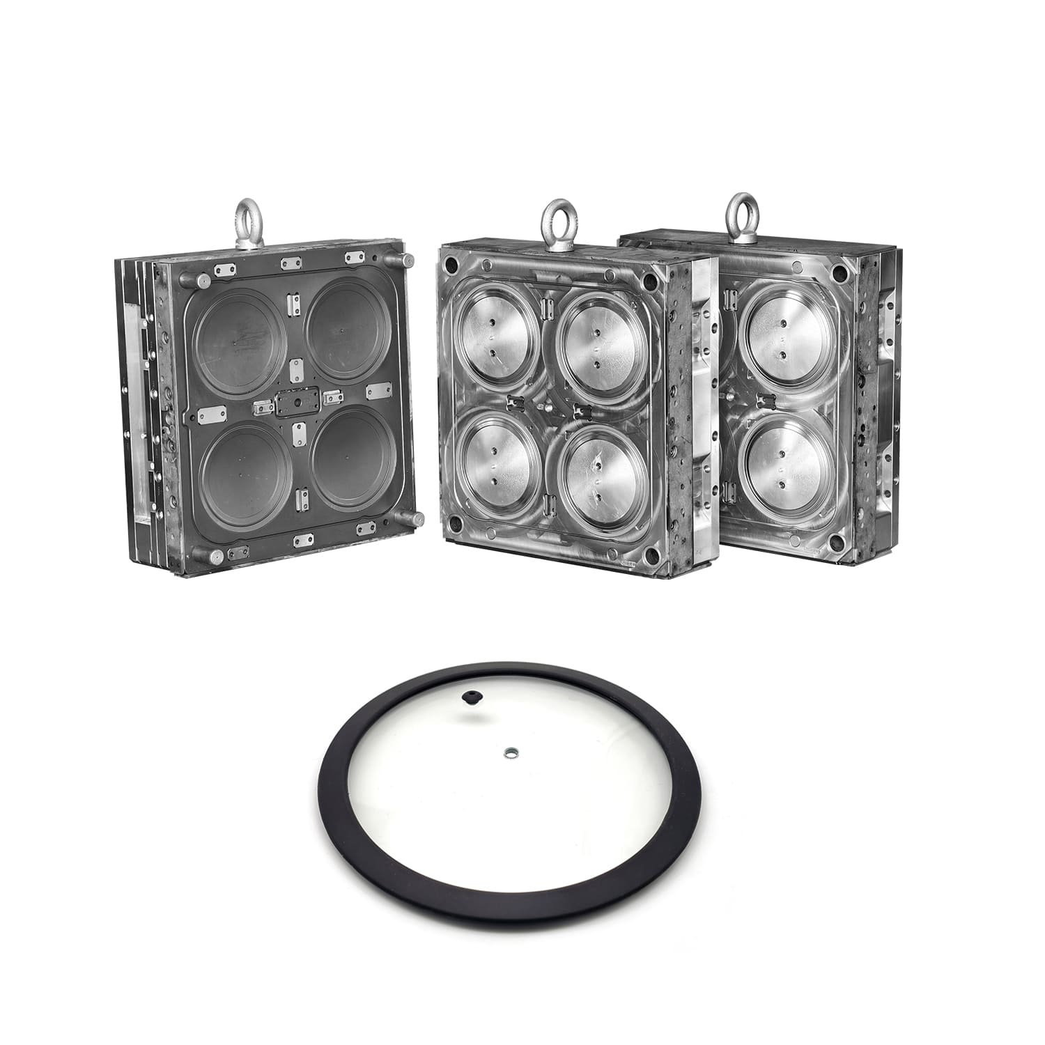 LSR Glass Overmolding Pot Lid Injection Mold