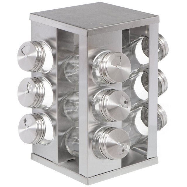 13PCS Spices Set Metal Stand Glass Jars,13PCS Spices Set Metal Stand Glass Jars
