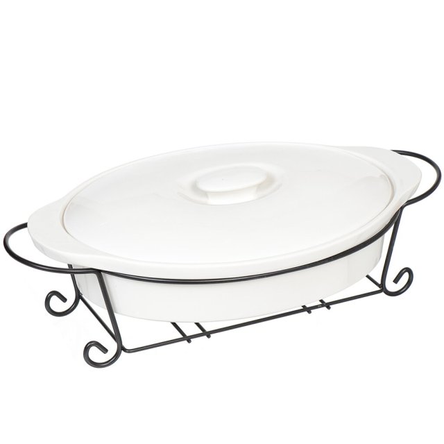 وعاء سيراميك بيضاوي 40 سم على حامل معدني,وعاء سيراميك بيضاوي 40 سم على حامل معدني