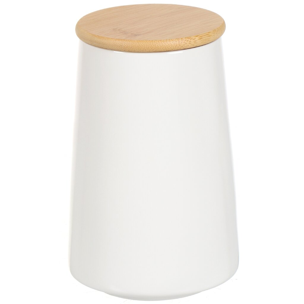 Ceramic Canister 850ML White with Lid for Wholesale and OEM Kitchen Storage,850ml White Ceramic Canister - Custom Ceramic Storage Jar