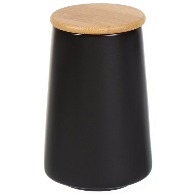 علبة سيراميك 850 مل سوداء مع غطاء,علبة سيراميك 850 مل سوداء مع غطاء