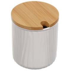 علبة سيراميك 8*8*8.5 سم مع ملعقة,علبة سيراميك 8*8*8.5 سم مع ملعقة