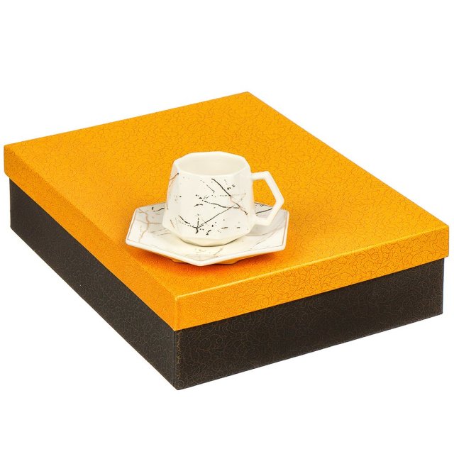 كوب وصحن إسبرسو سيراميكي 90 مل,كوب وصحن إسبرسو سيراميكي 90 مل