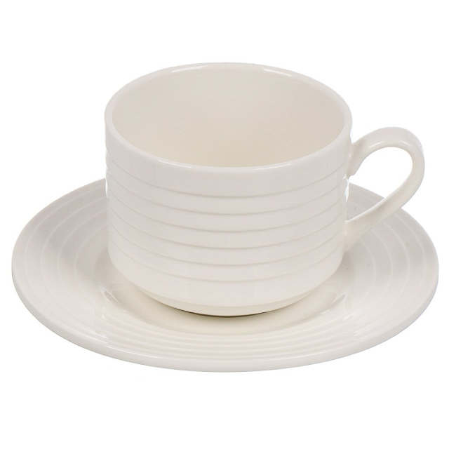 كوب وصحن سيراميك لشخص واحد 175 مل,كوب وصحن سيراميك لشخص واحد 175 مل