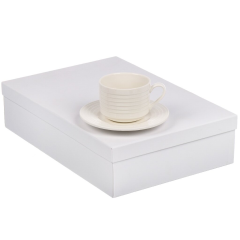 كوب وصحن سيراميك في صندوق هدايا سعة 175 مل لـ 6 أشخاص,كوب وصحن سيراميك في صندوق هدايا سعة 175 مل لـ 6 أشخاص