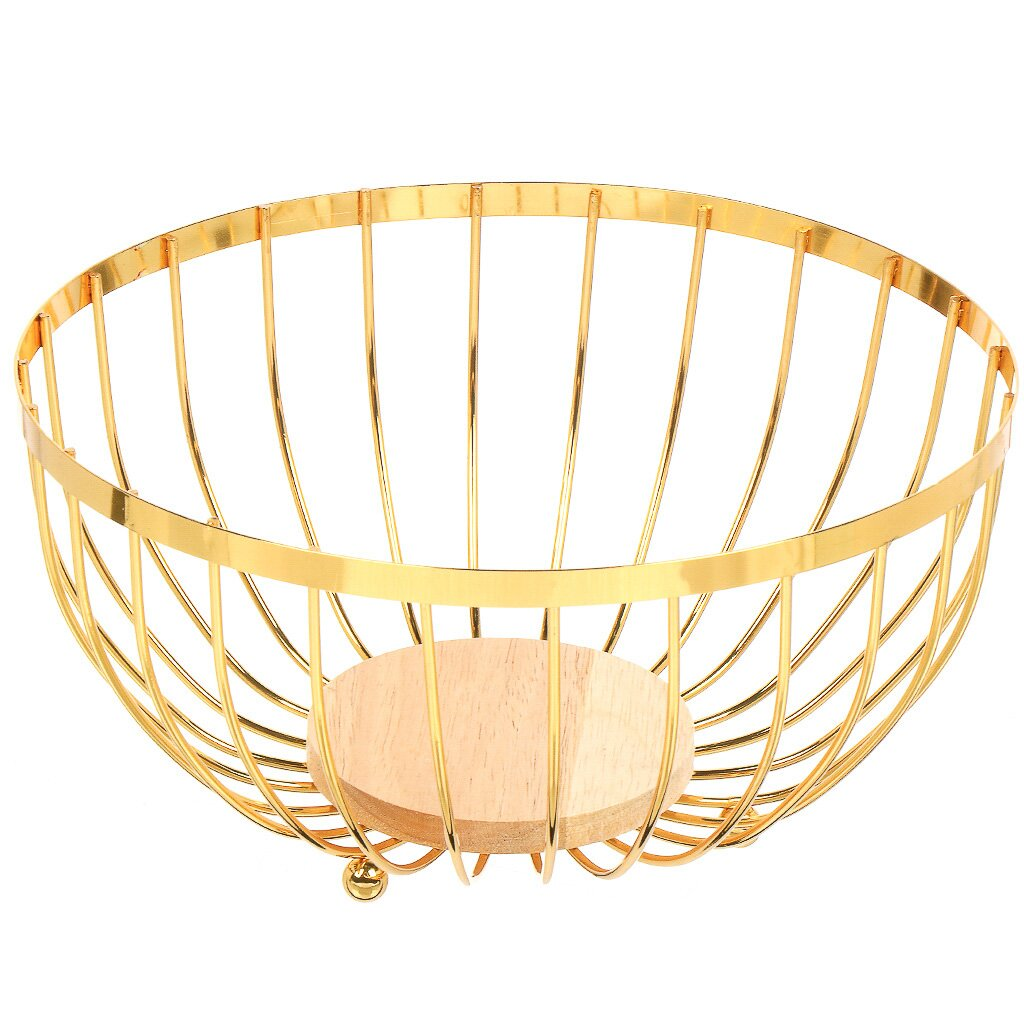 Metal Fruit Basket Gold 25*12CM,Metal Fruit Basket Gold 25*12CM